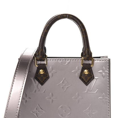 Louis Vuitton Vernis Monogram Petit Sac Plat Taupe Metallise 10 of 11