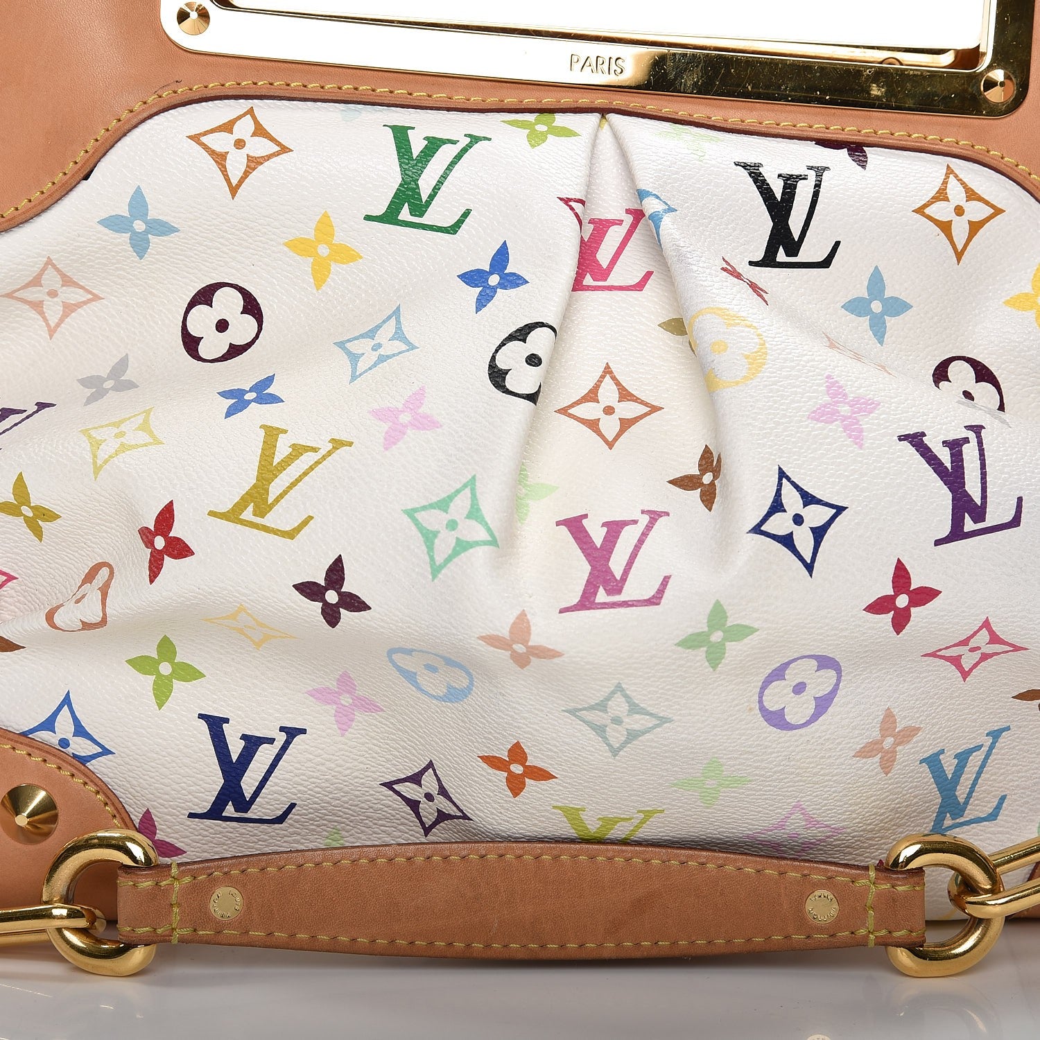 Louis Vuitton Monogram Multicolor Judy GM White 9 of 14