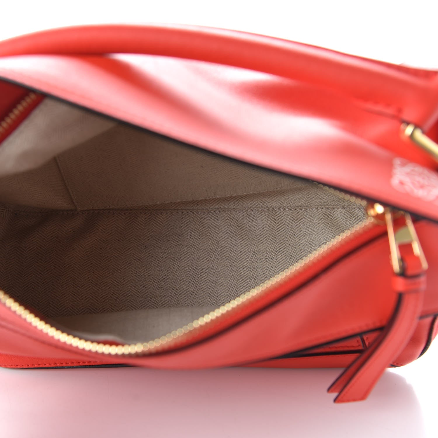 Loewe Calfskin Small Puzzle Bag Scarlet 5 of 9
