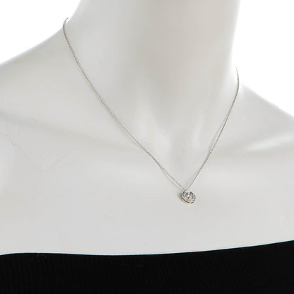 Tiffany Platinum Diamond .42ctw Circlet Pendant Necklace 2 of 7