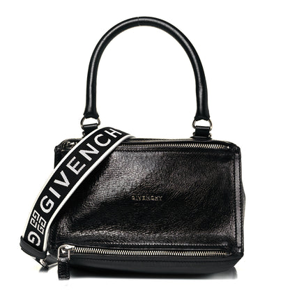 Givenchy Crackled Patent 4G Small Pandora Black 1 of 10