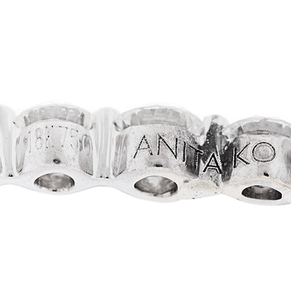 Anita Ko 18K White Gold Diamond Medium Cascade Earrings 4 of 4
