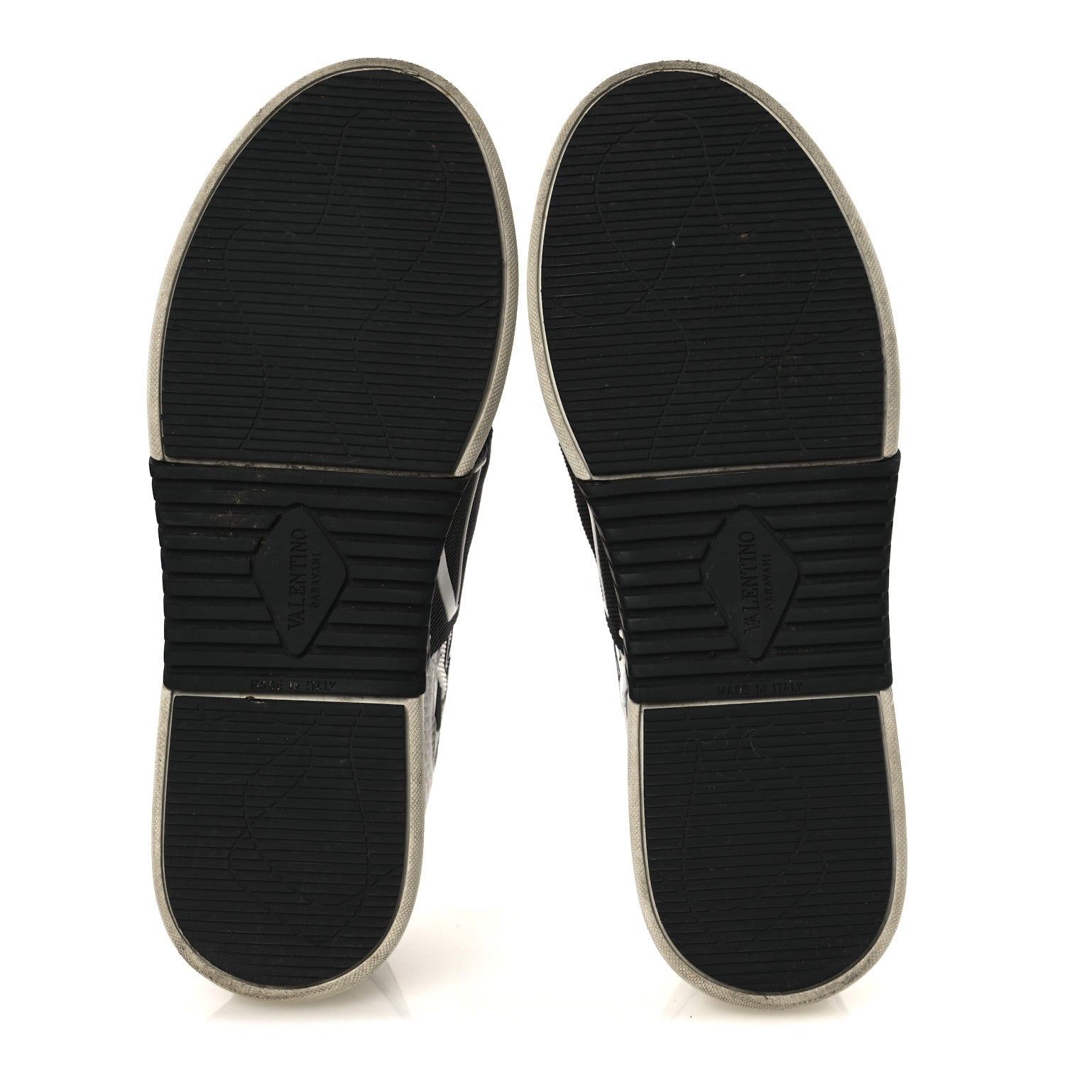 Valentino Garavani Calfskin Womens VL7N Sneakers 37 Black White 7 of 15