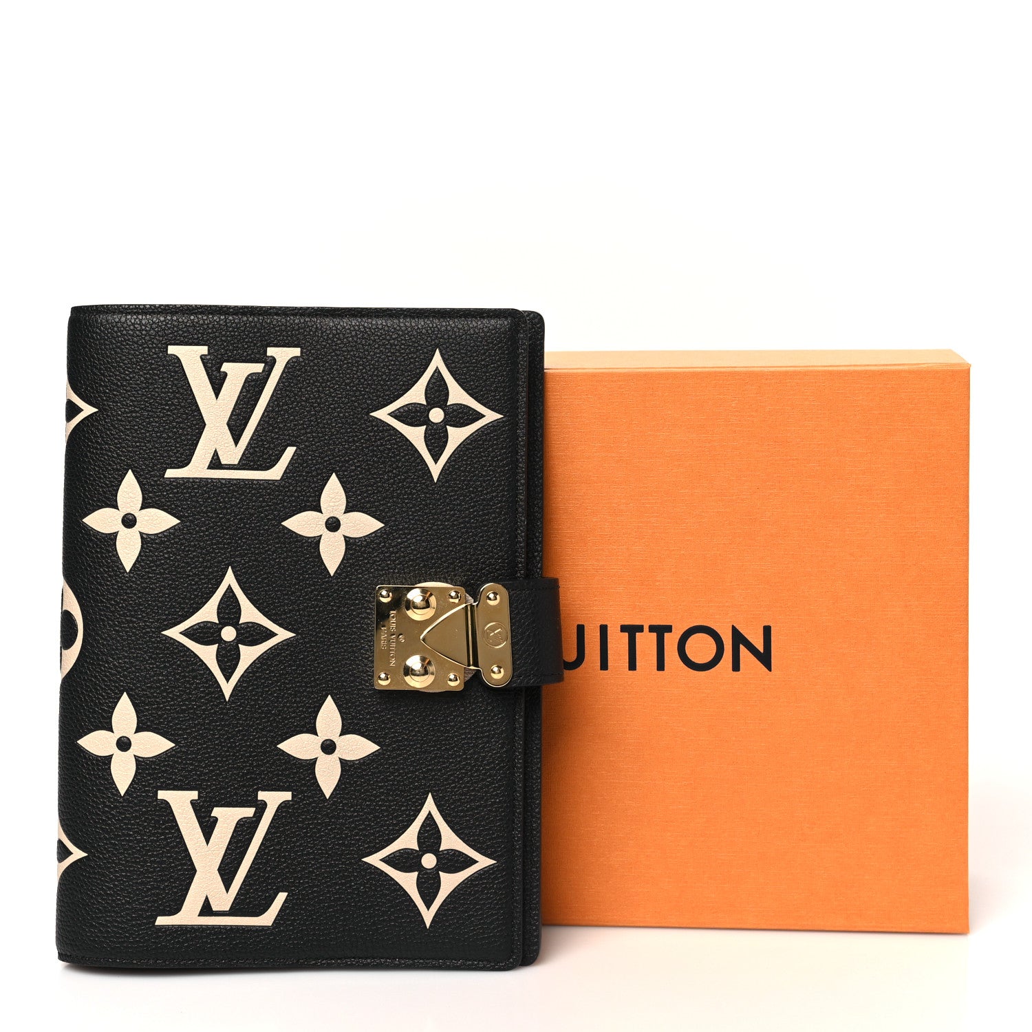 Louis Vuitton Empreinte Monogram Giant Paul Notebook Cover MM  Black Beige 8 of 8
