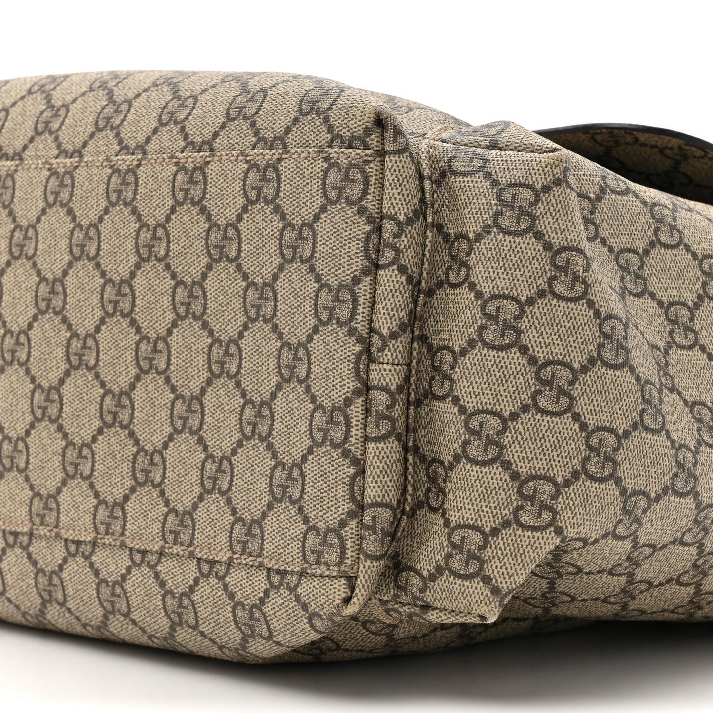 GG Plus Monogram Messenger Diaper Bag Dark Brown