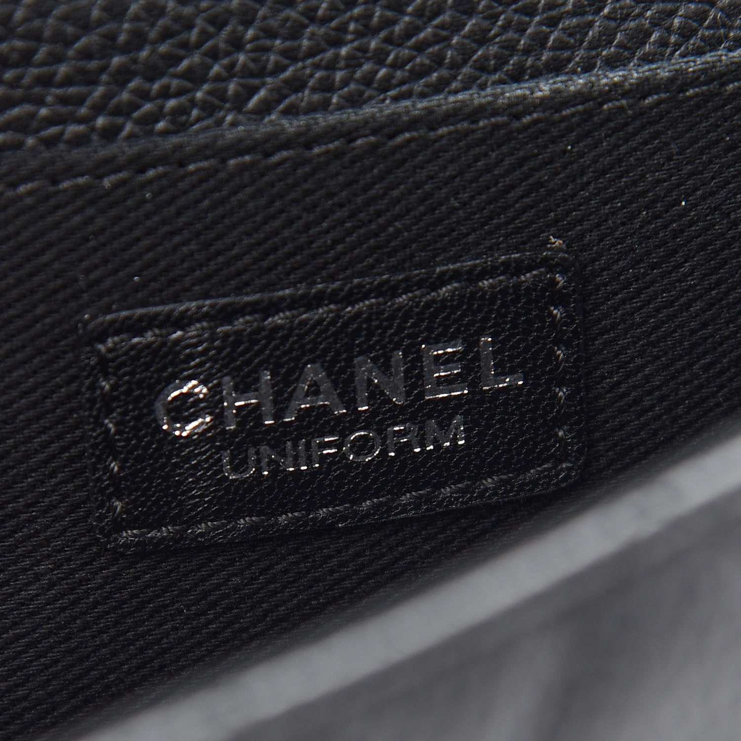 Chanel Grained Calfskin Quilted 2.55 Reissue Flap Belt Bag Clutch Black 6 of 10