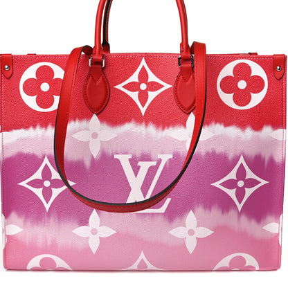 Louis Vuitton Monogram Escale Onthego GM Rouge 8 of 13