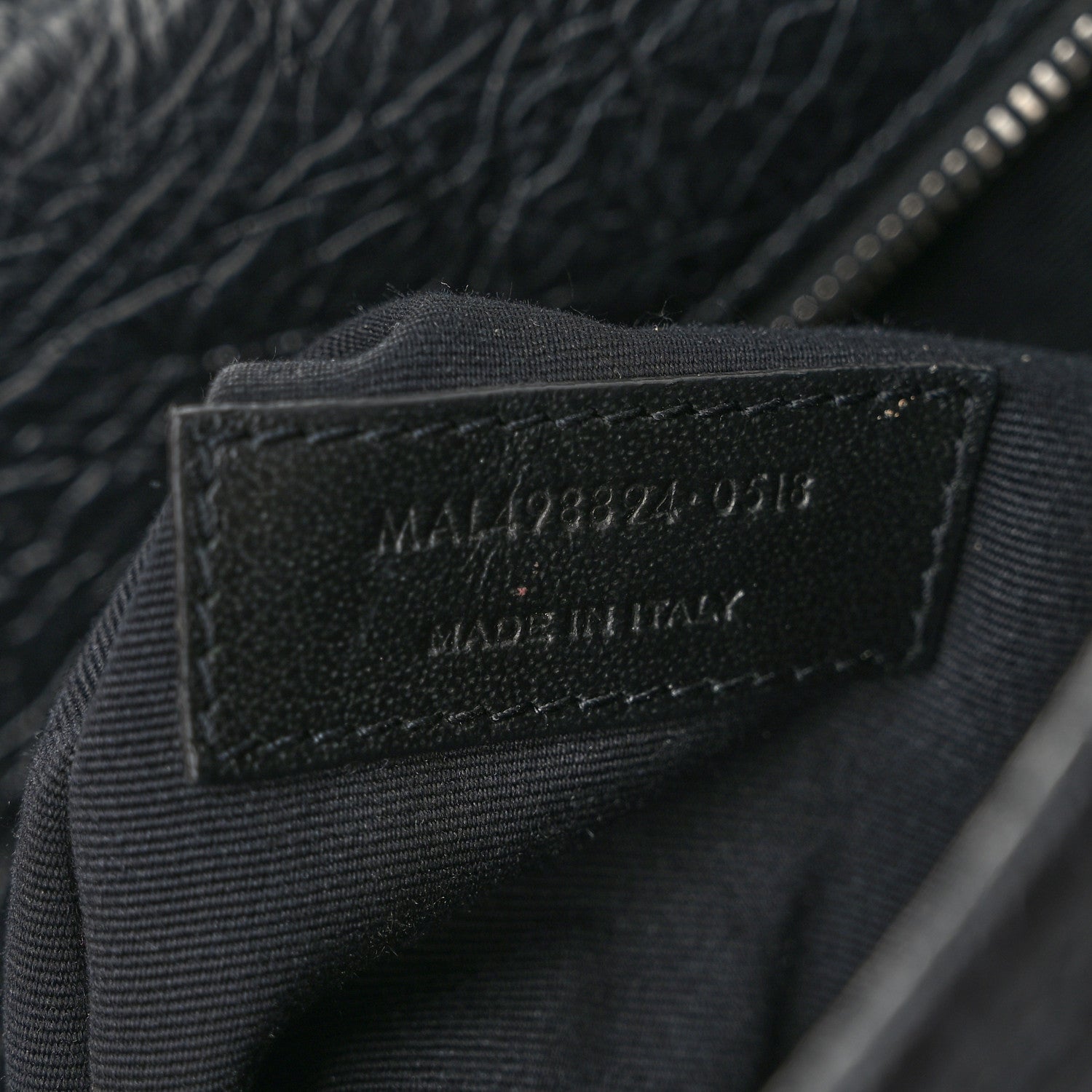 Saint Laurent Crinkled Calfskin Matelasse Monogram Medium Niki Chain Satchel Black 7 of 10