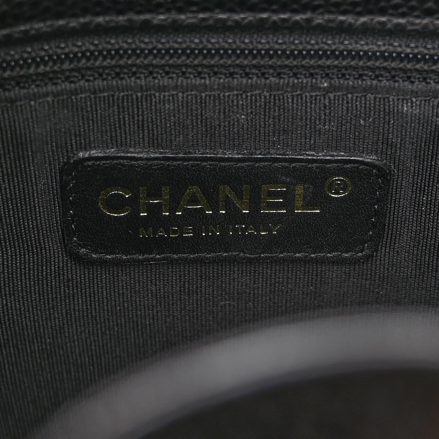 Chanel Caviar Quilted Petit Shopping Tote PST Black 5 of 8