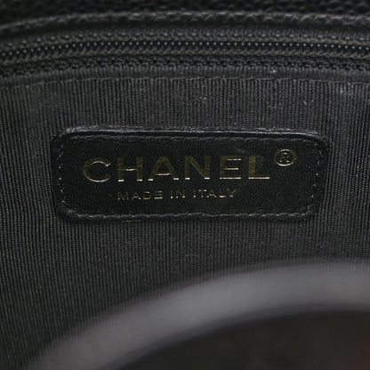 Chanel Caviar Quilted Petit Shopping Tote PST Black 5 of 8