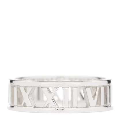 Tiffany Sterling Silver Wide Atlas Open Ring 61 9.75 1 of 4