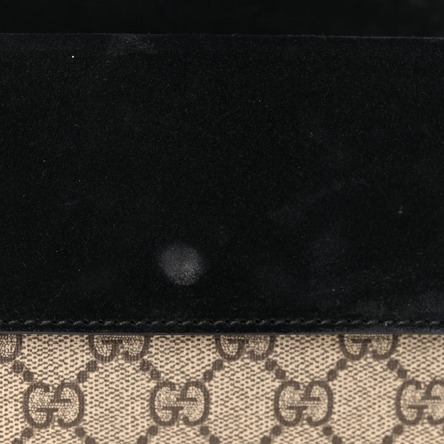 GG Supreme Monogram Mini Dionysus Shoulder Bag Black
