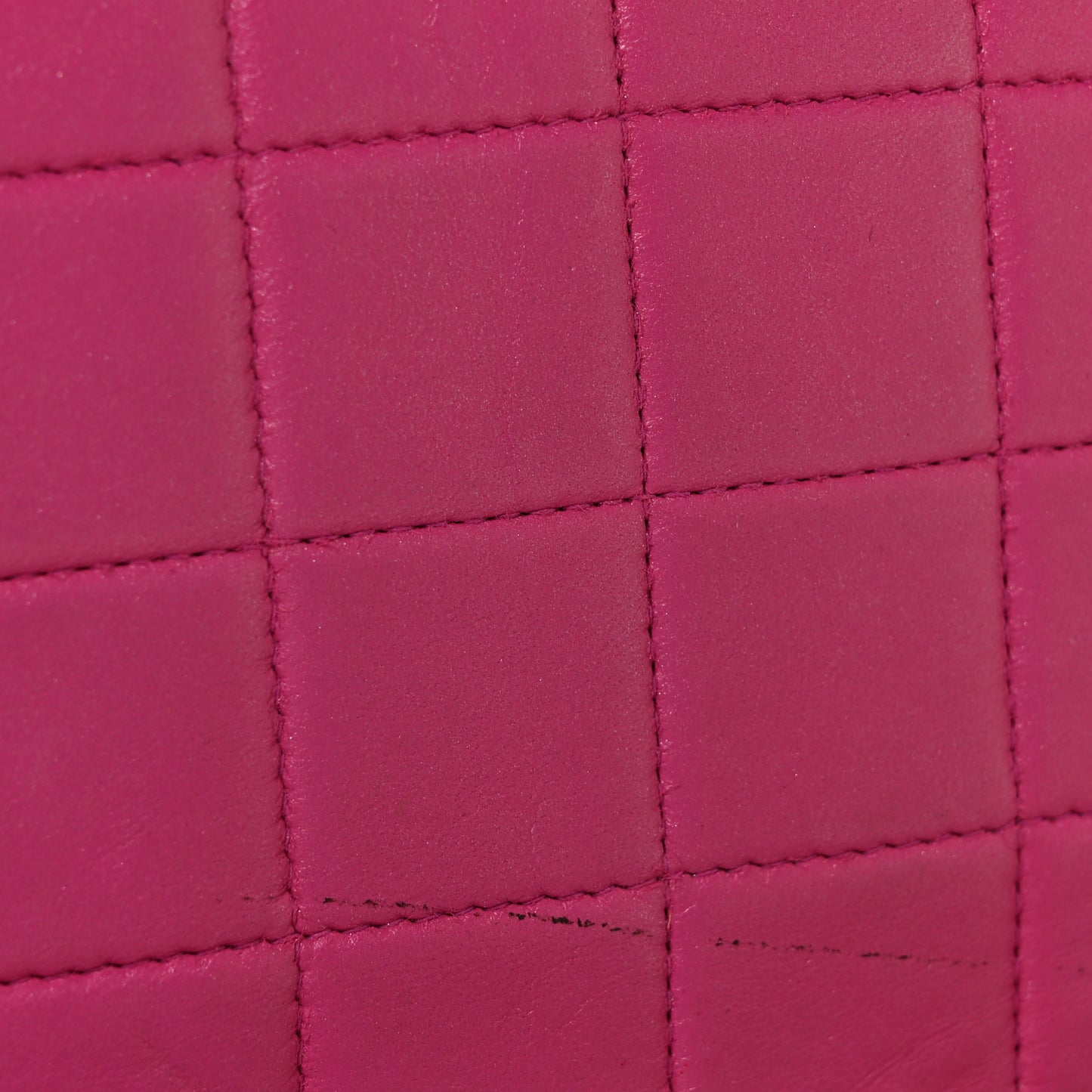 Lambskin East West Chocolate Bar Flap Pink