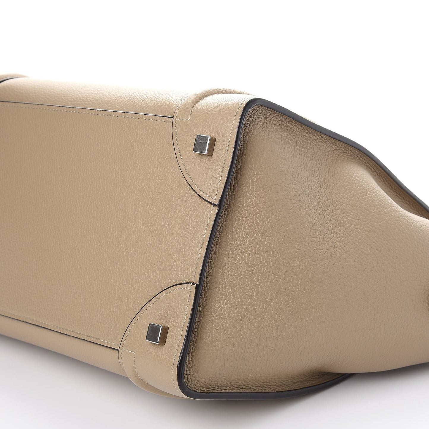 Drummed Calfskin Mini Luggage Dune