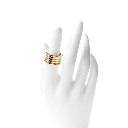 Bulgari 18K Yellow Gold B.Zero1 Five-Band Anniversary Ring 54 6.75 2 of 8