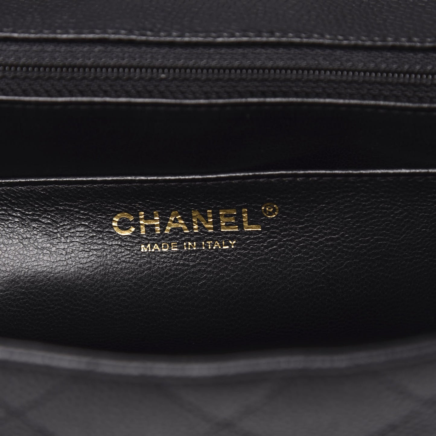 Caviar Quilted Jumbo Single Flap Black