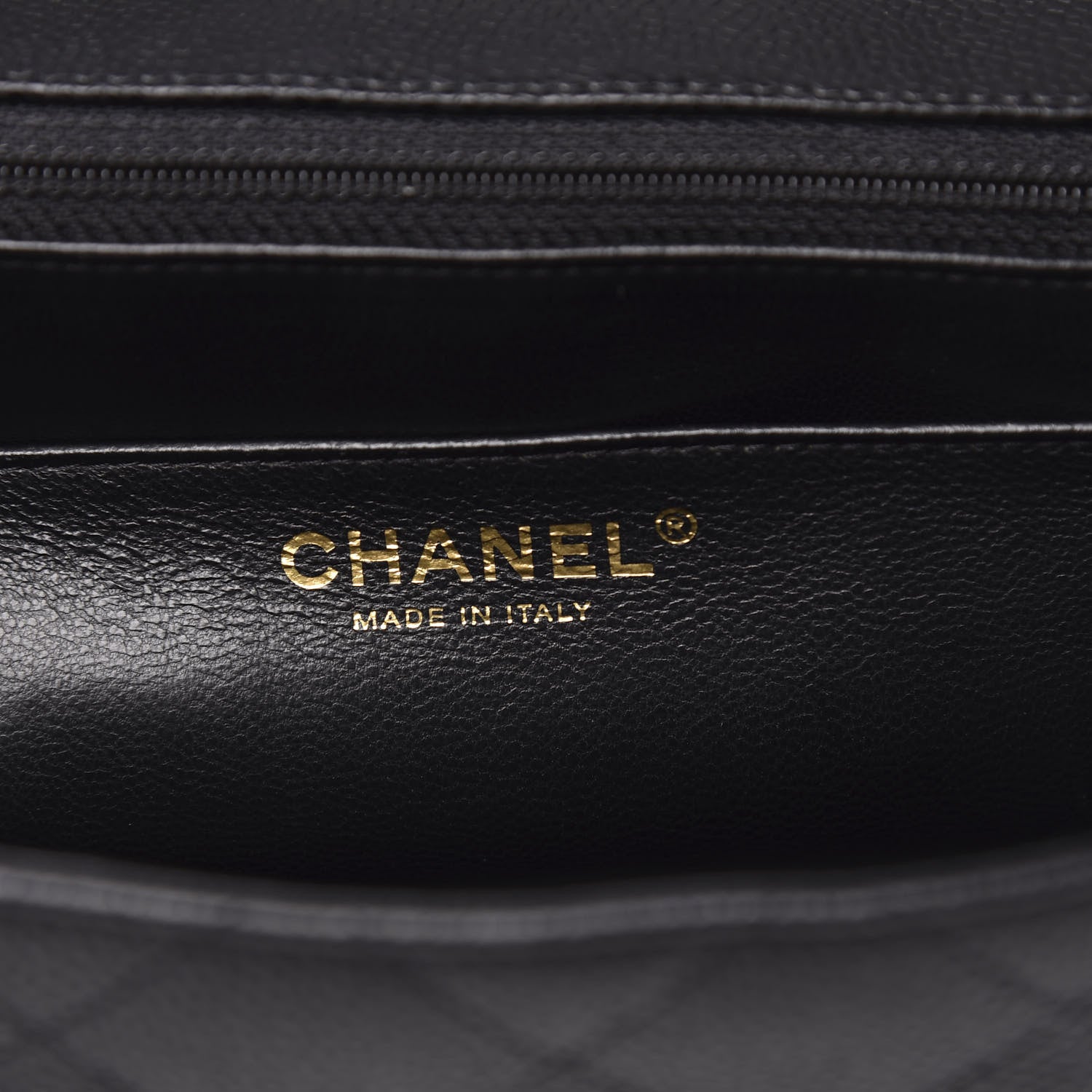 Chanel Caviar Quilted Jumbo Single Flap Black 6 of 12