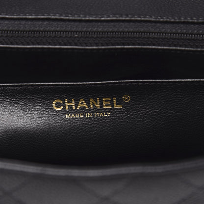 Chanel Caviar Quilted Jumbo Single Flap Black 6 of 12