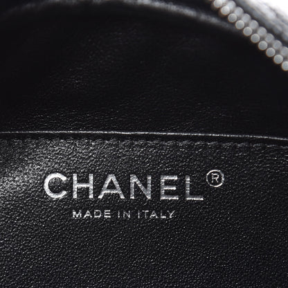 Chanel Caviar Chevron Quilted Camera Case Black 6 of 10