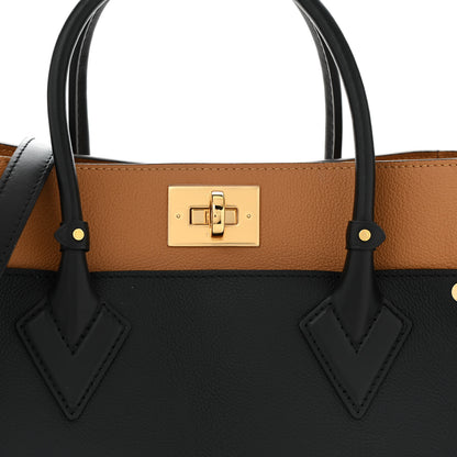 Louis Vuitton Calfskin Monogram On My Side Black 7 of 9