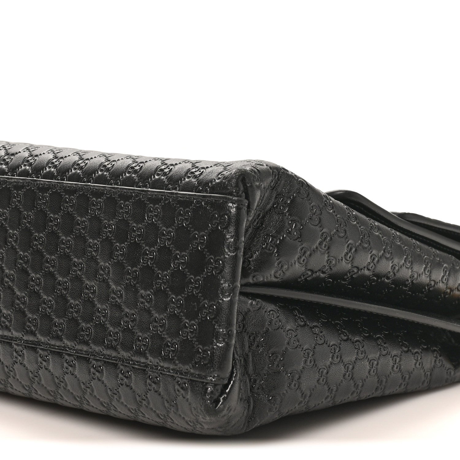 Gucci GG Grainy Calfskin Large Chain Shoulder Bag Black 10 of 10