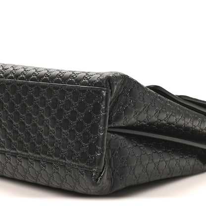 Gucci GG Grainy Calfskin Large Chain Shoulder Bag Black 10 of 10