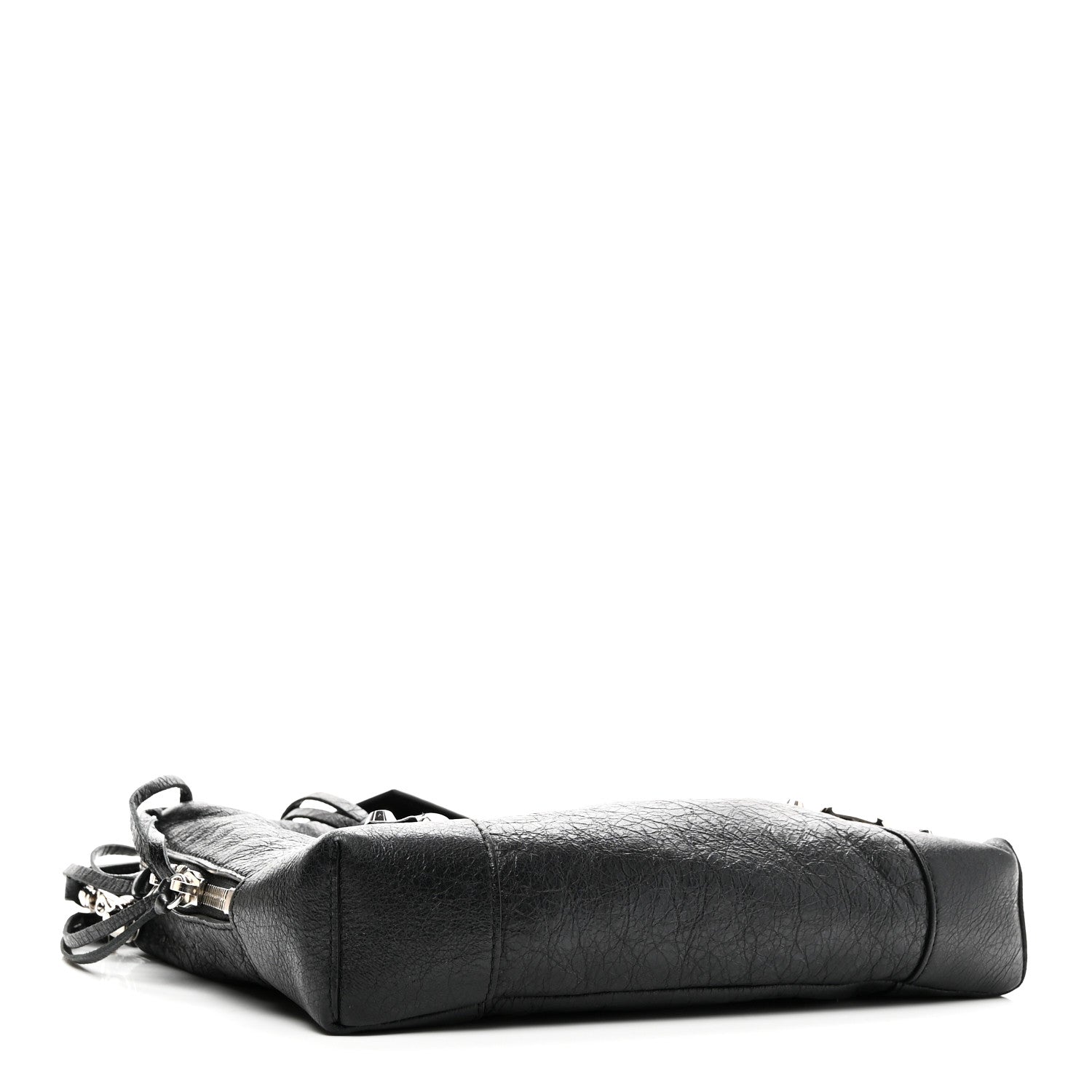 Balenciaga Agneau Classic Hardware XS Reporter Crossbody Black