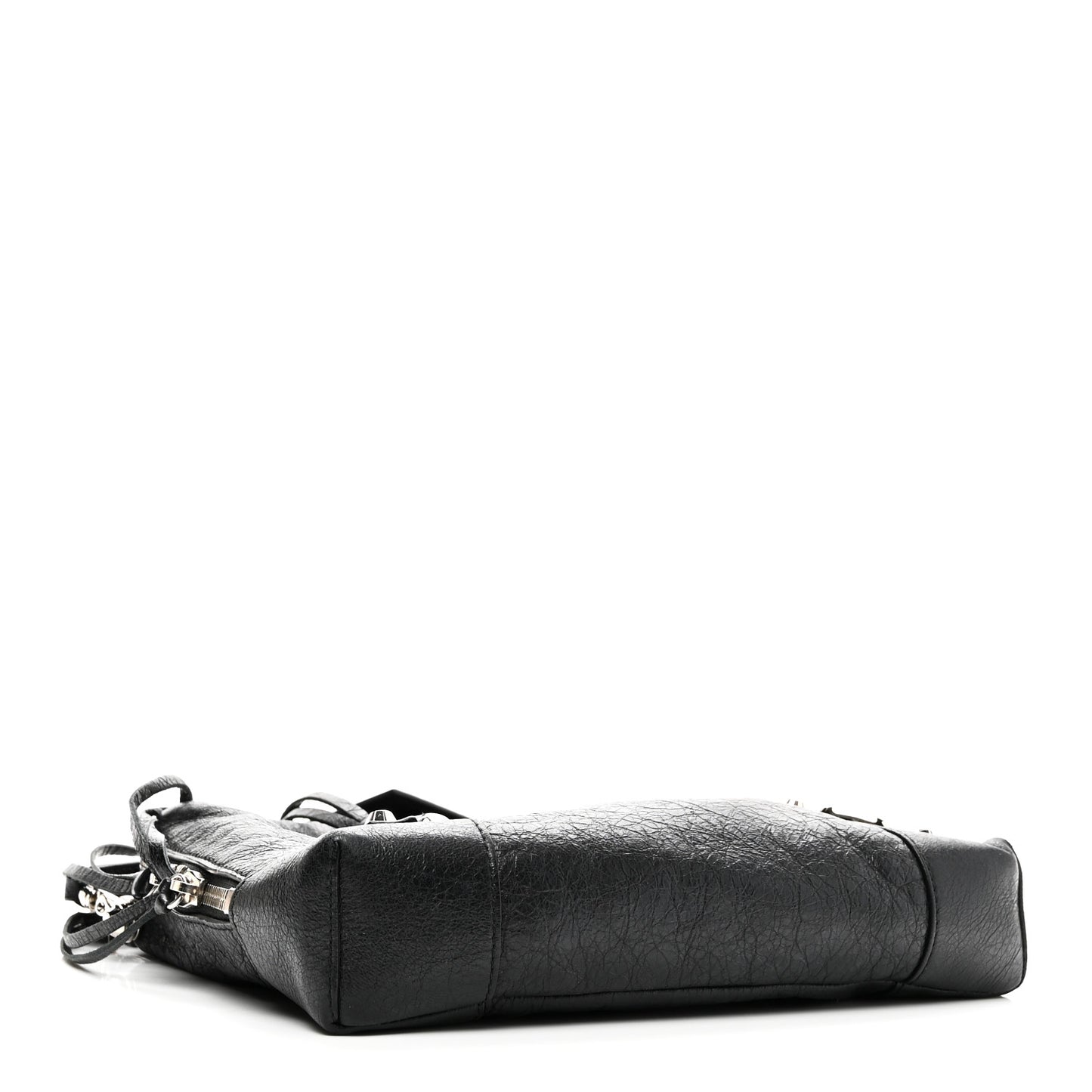 Agneau Classic Hardware XS Reporter Crossbody Black