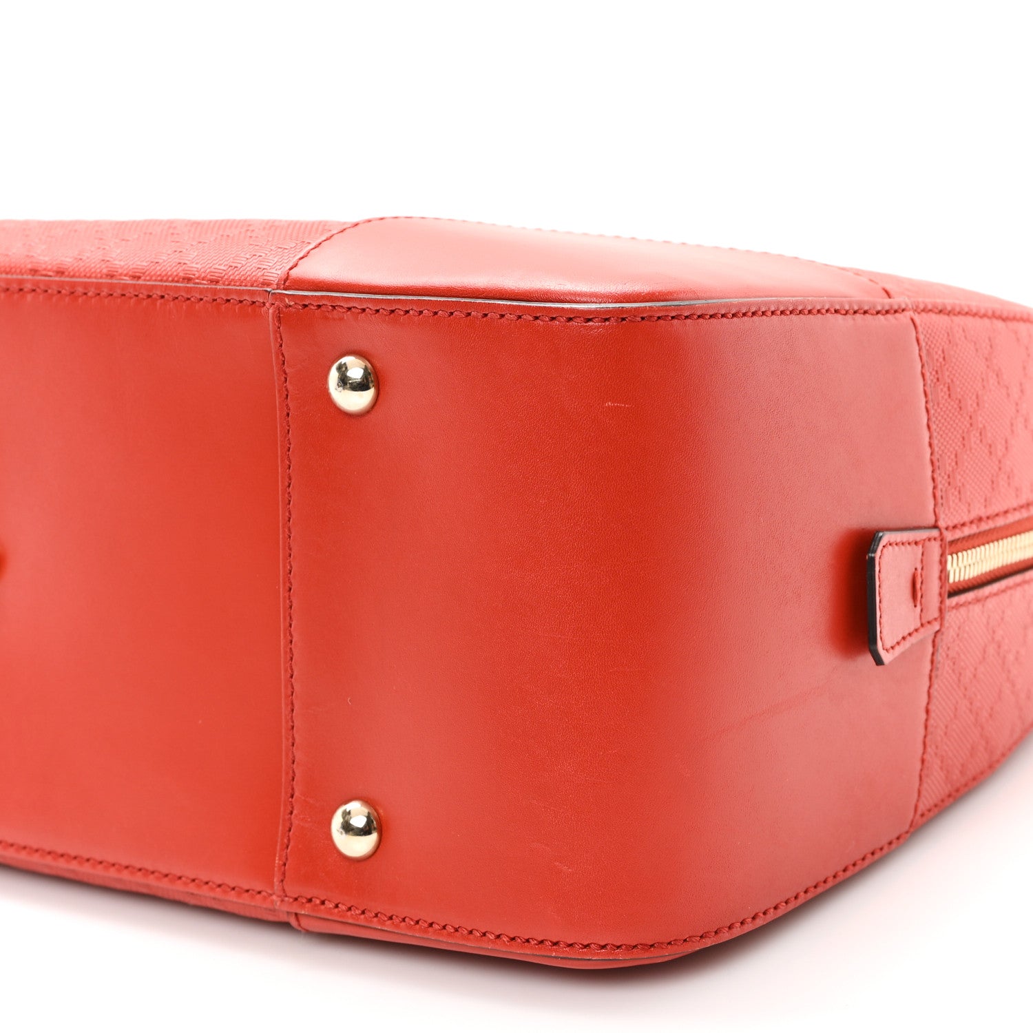 Gucci Bright Diamante Top Handle Bag Red 10 of 11