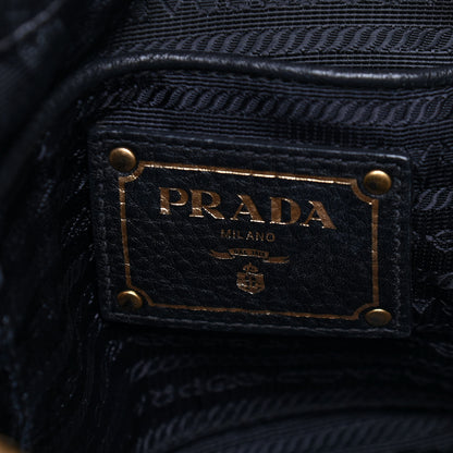 Prada Tessuto Nylon Saffiano Tote Black 5 of 8