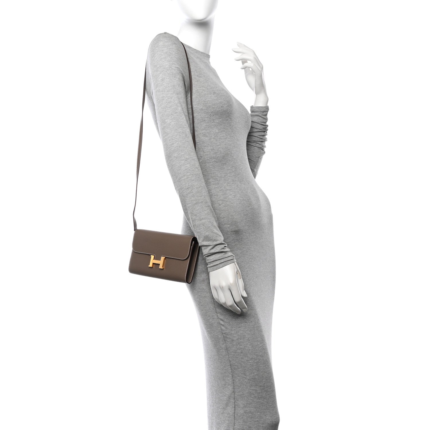Hermes Epsom Constance Long To Go Wallet Etoupe 3 of 16