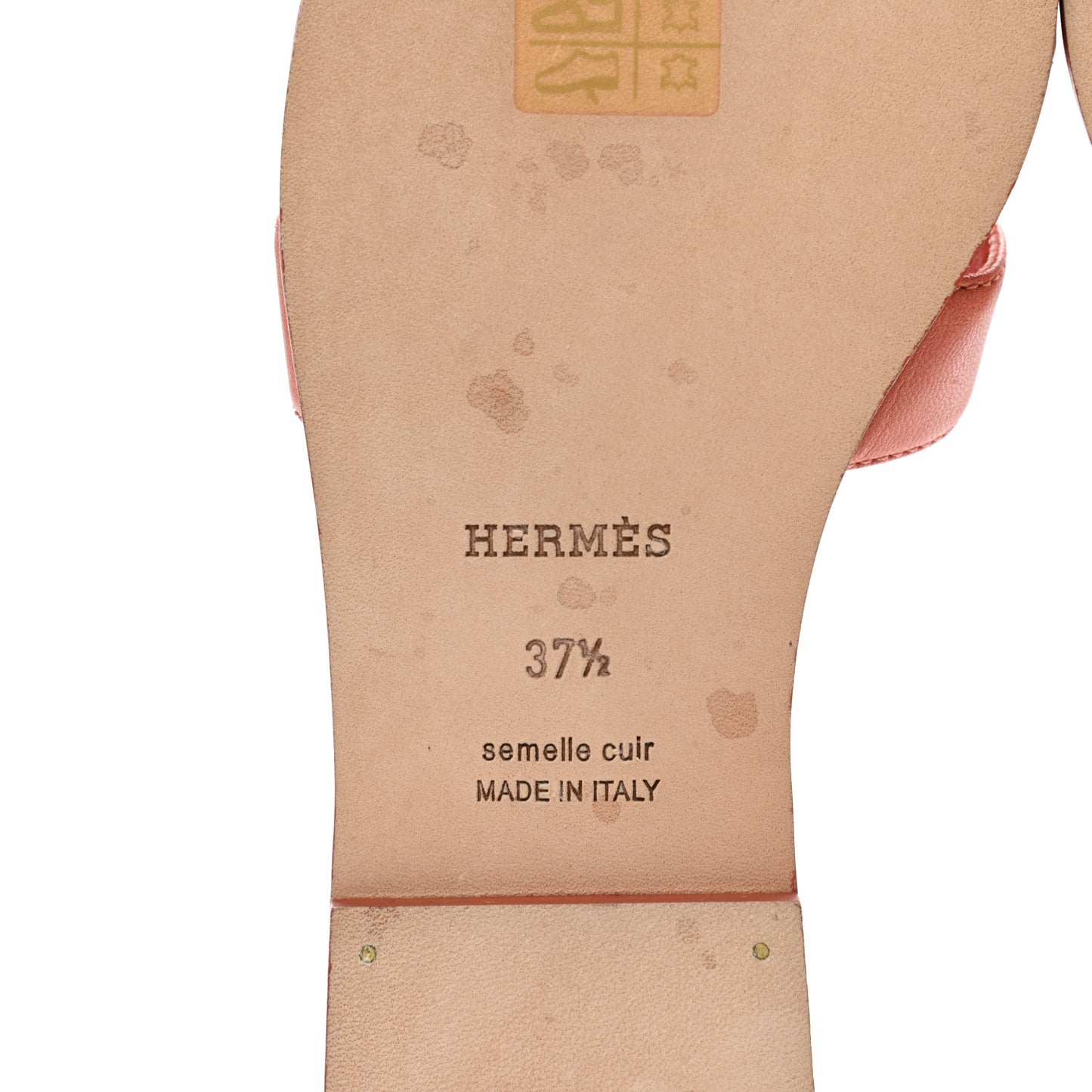 Goatskin Oran Sandals 37.5 Rouge Blush