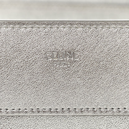 Celine Laminated Lambskin Micro Luggage Silver 6 of 26
