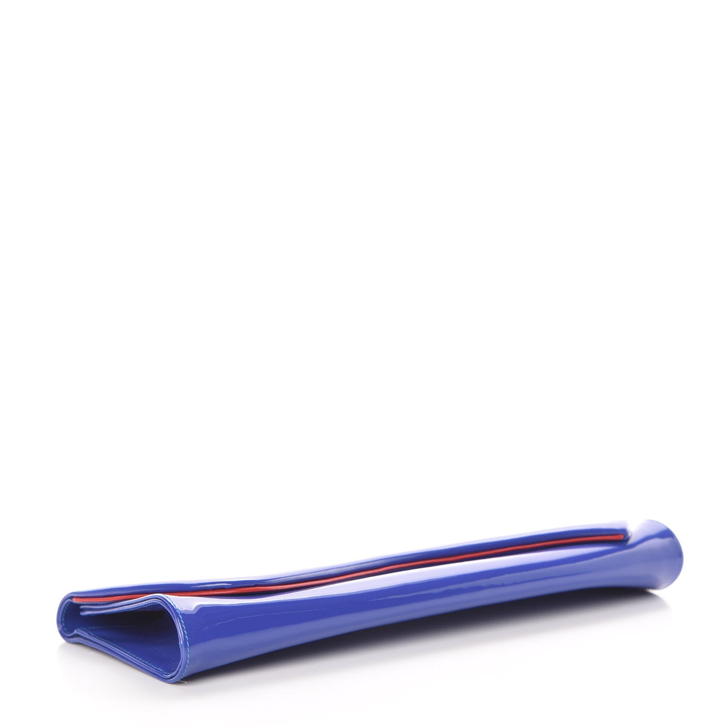 Christian Louboutin Patent Pigalle Clutch Pervenche 4 of 8
