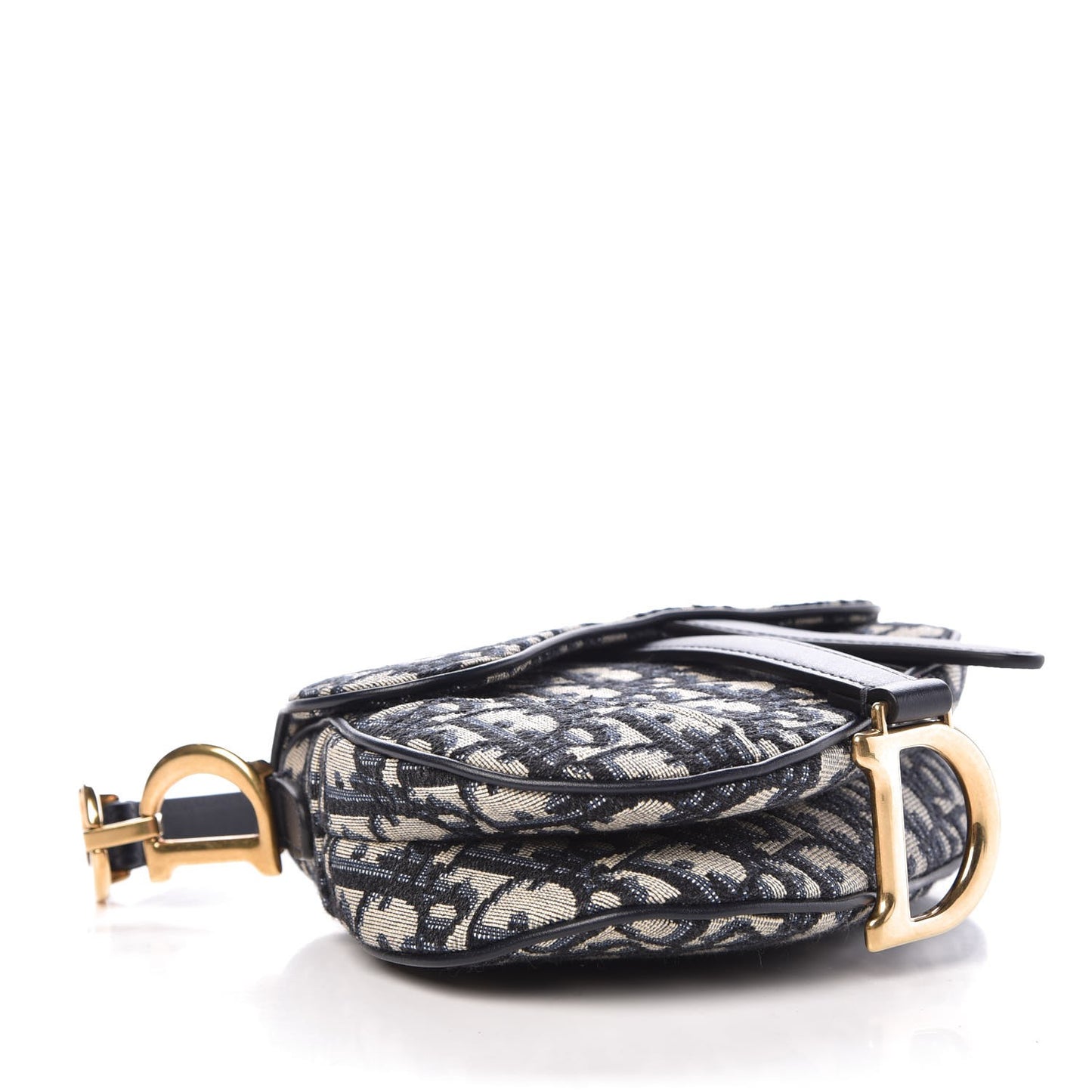 Oblique Mini Saddle Bag Blue