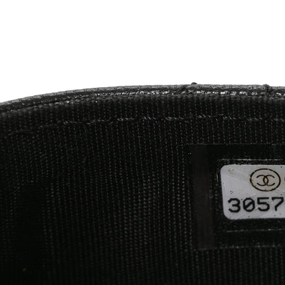 Chanel Lambskin Quilted Chanel 19 Flap Card Holder Black 8 of 8