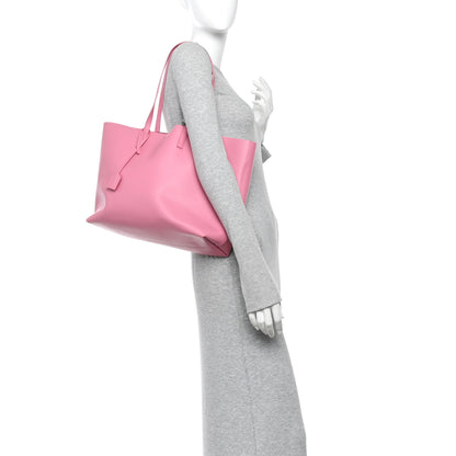 Saint Laurent Calfskin Large Shopping Tote Pale Rose 2 of 13