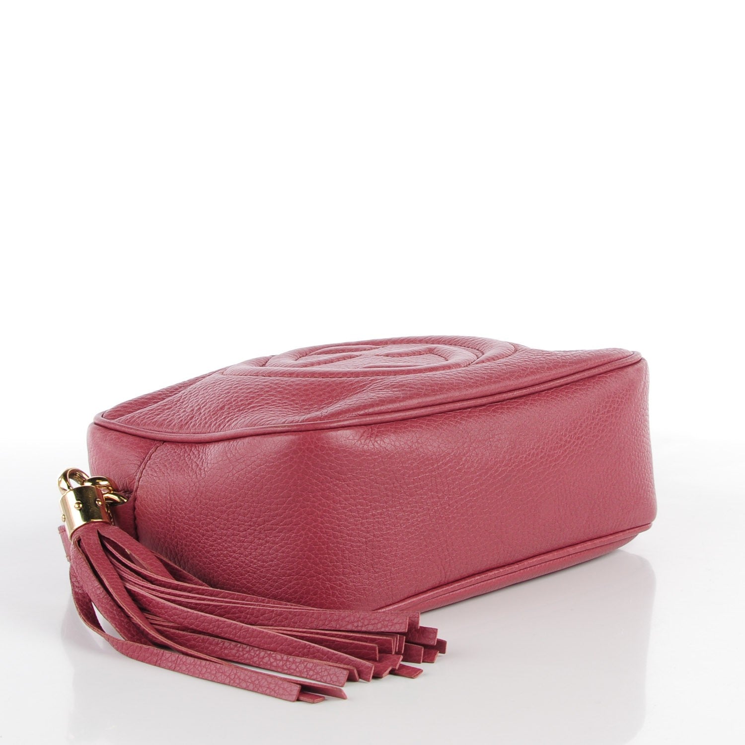 Gucci Pebbled Calfskin Small Soho Disco Bag Rose 4 of 7