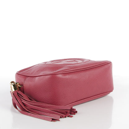 Gucci Pebbled Calfskin Small Soho Disco Bag Rose 4 of 7