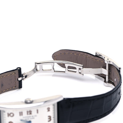 Tiffany Stainless Steel Alligator 25mm East West Quartz Watch 6 of 7