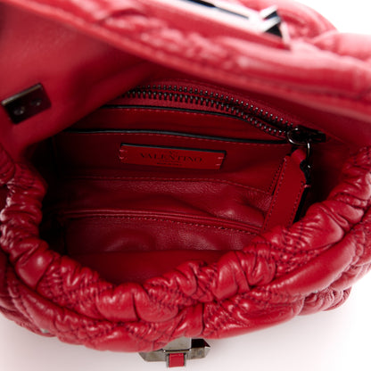 Valentino Garavani Nappa Small Spikeme Shoulder Bag Rosso Valentino 5 of 11