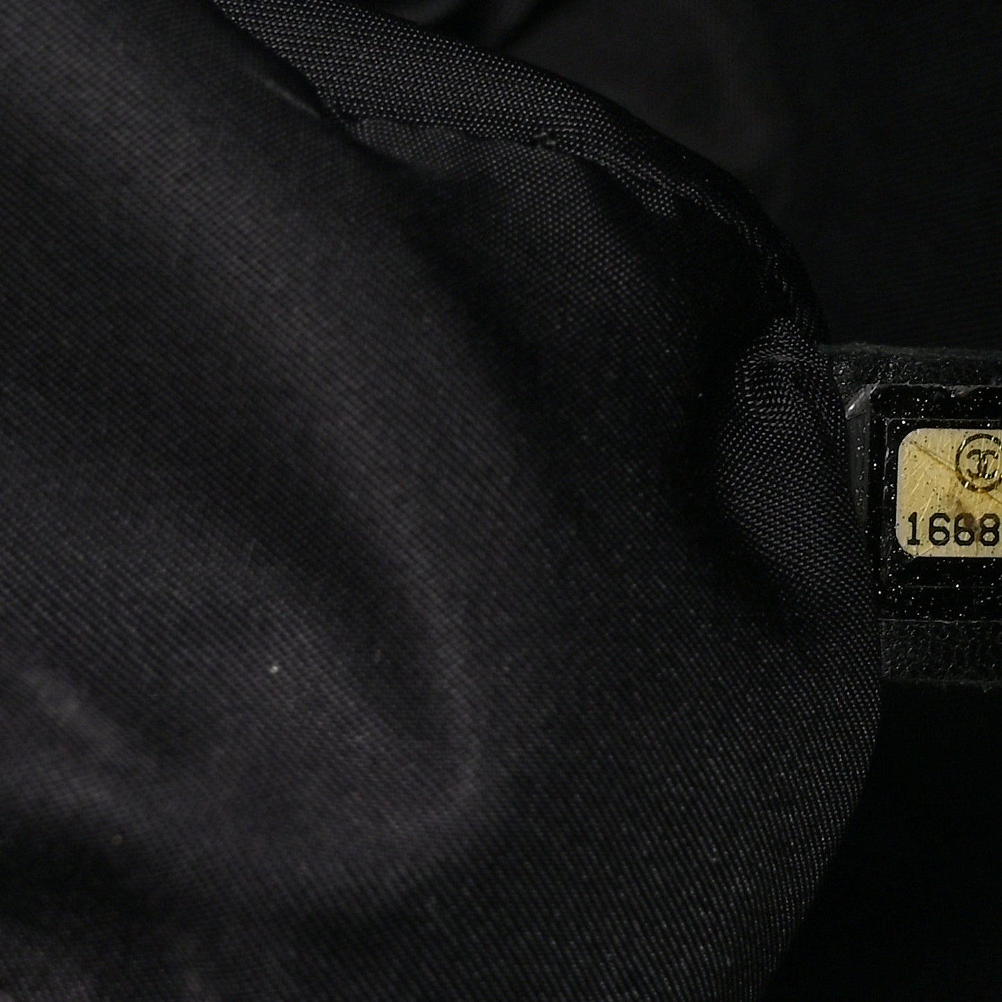 Coated Canvas Quilted Large Paris Biarritz Tote Black