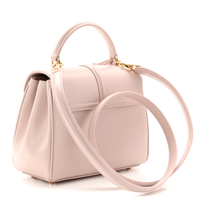 Celine Satinated Calfskin Mini 16 Top Handle Bag Bleached Pink 3 of 12