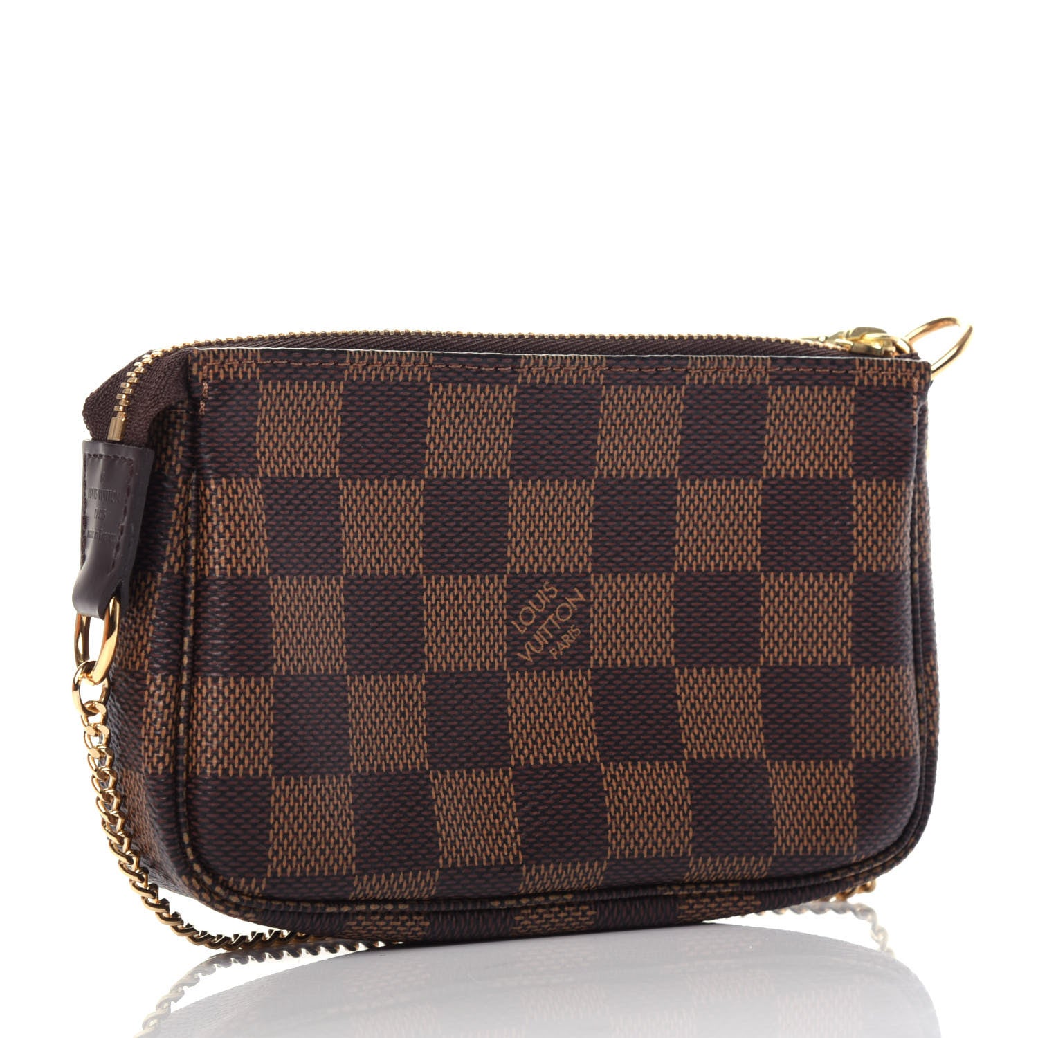 Louis Vuitton Damier Ebene Mini Pochette Accessories 3 of 9