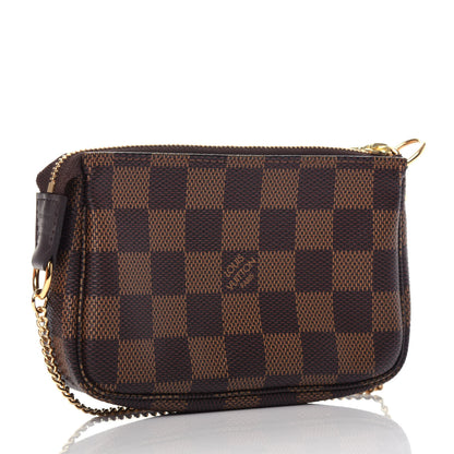 Louis Vuitton Damier Ebene Mini Pochette Accessories 3 of 9