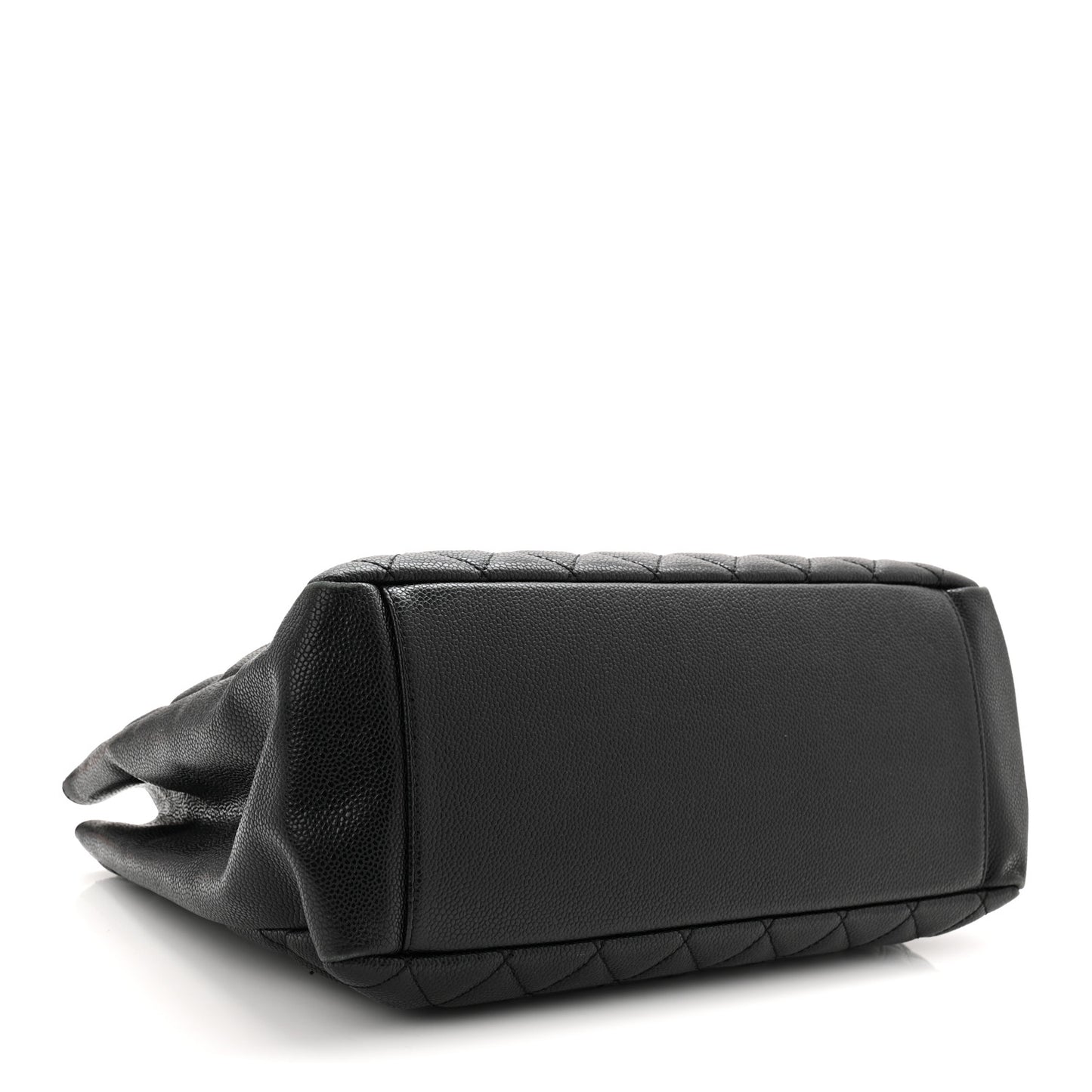 Caviar Quilted Grand Shopping Tote GST Black
