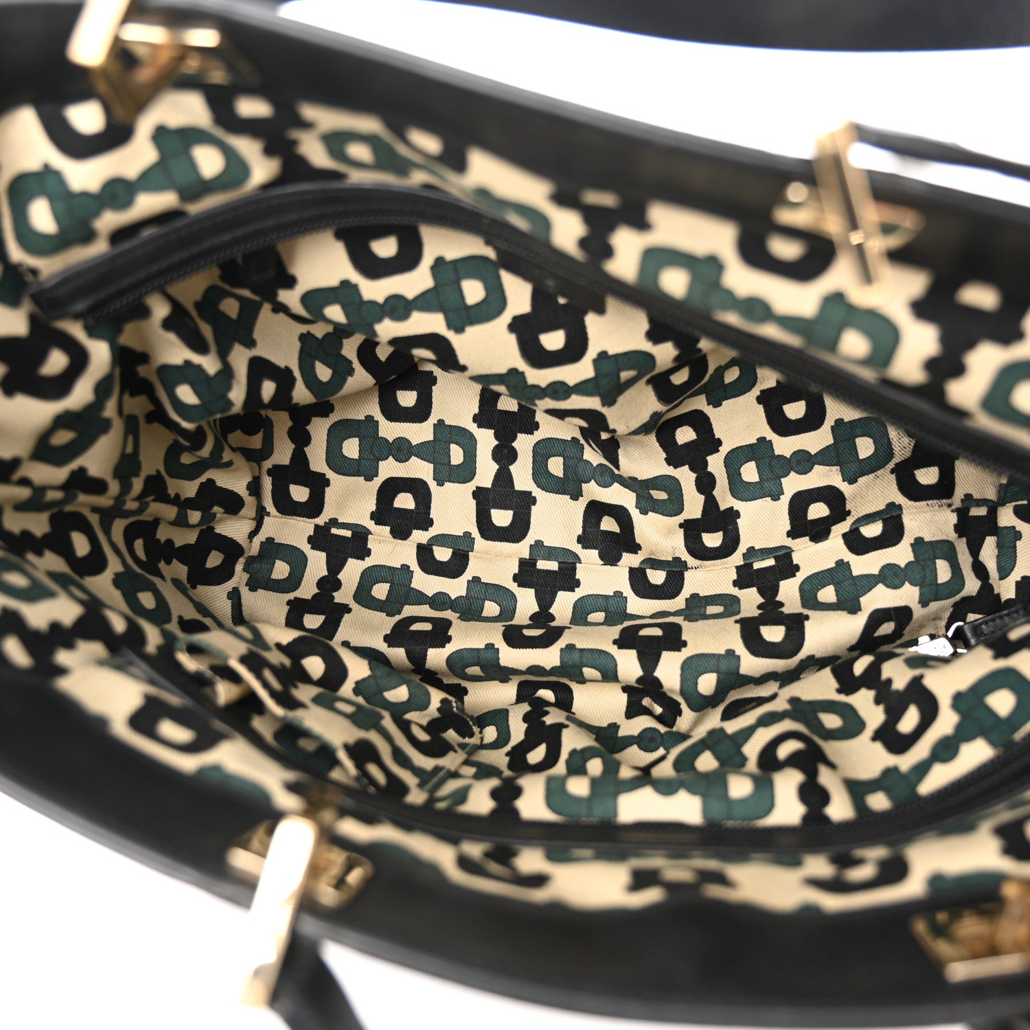 Gucci Guccissima Large Punch Tote Black 5 of 13