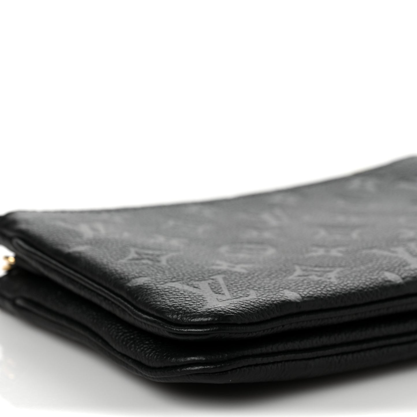 Empreinte Double Zip Pochette Black