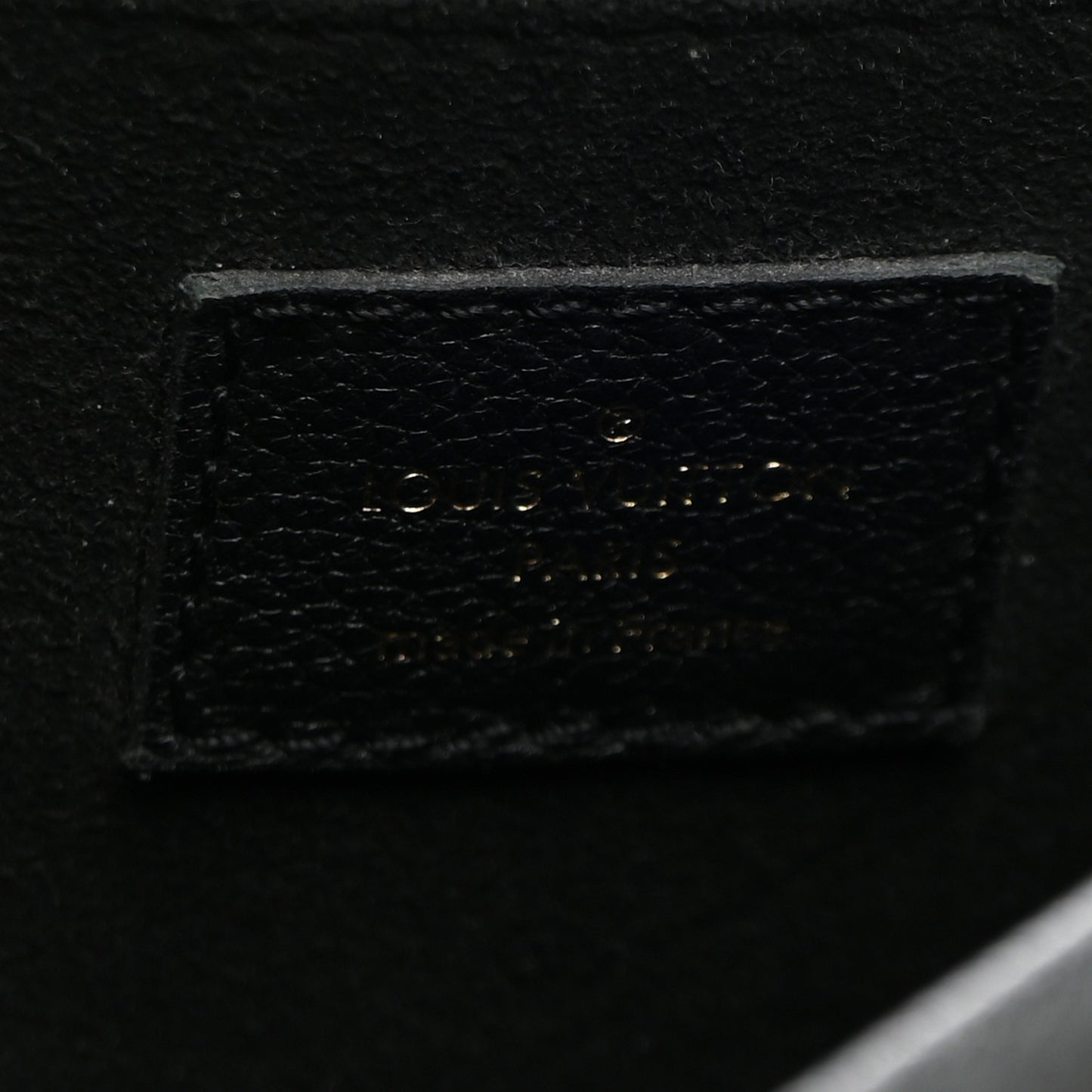 Grained Calfskin Lockme Chain Bag PM Black