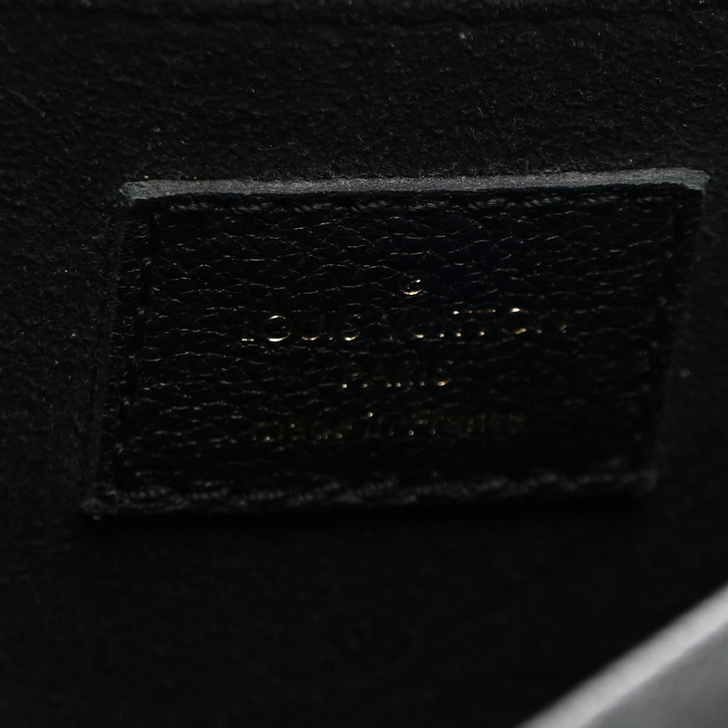 Louis Vuitton Grained Calfskin Lockme Chain Bag PM Black 6 of 10